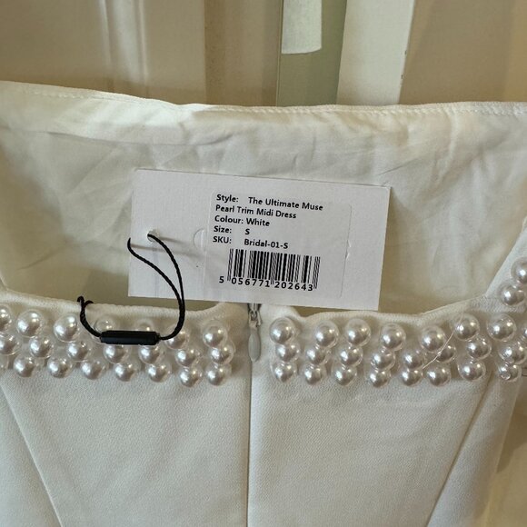 Odd Muse - The Ultimate Muse Pearl Trim Midi Dress - Picture 6 of 6